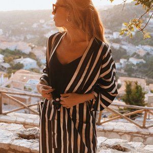 Aritzia Wilfred Striped Durante Jacket